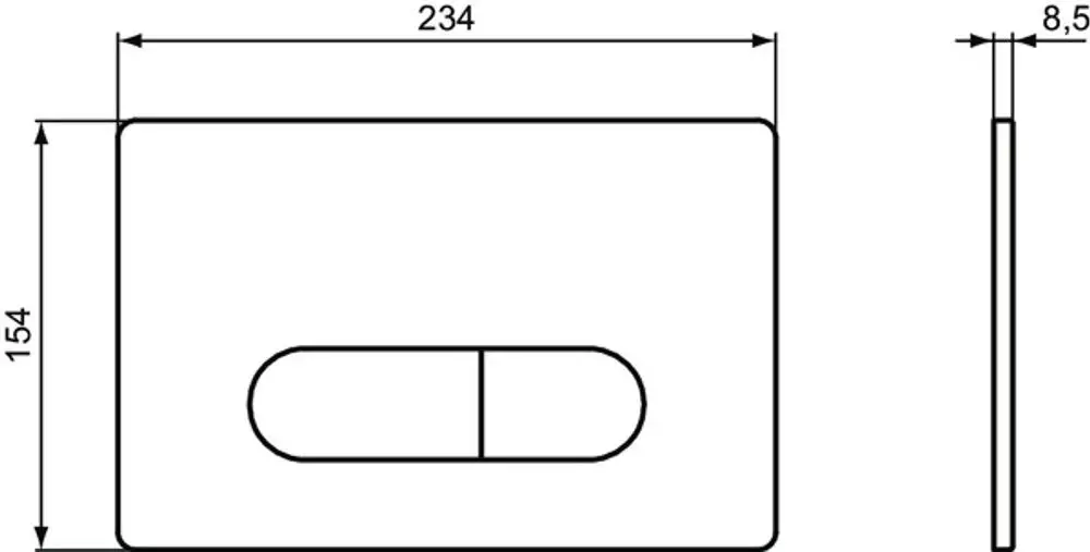 IS-Betaetigungsplatte-M1-Oleas-SmartFlush-Weiss-R0117AC gallery number 3